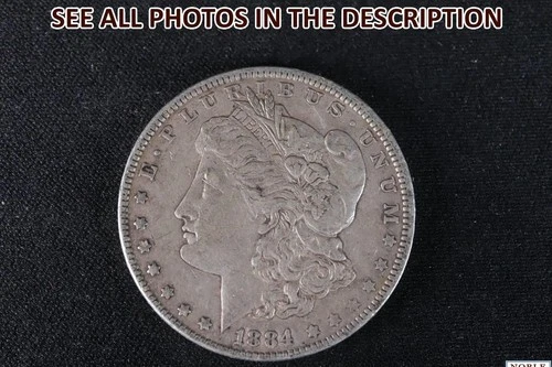NobleSpirit (JL) Desirable 1884 Morgan Silver Dollar XF Extremely Fine
