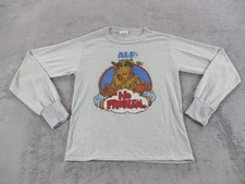 Vintage 80's Alf No Problem Long Sleeve Pajama Shirt Made USA 12-14 PCA Apparel