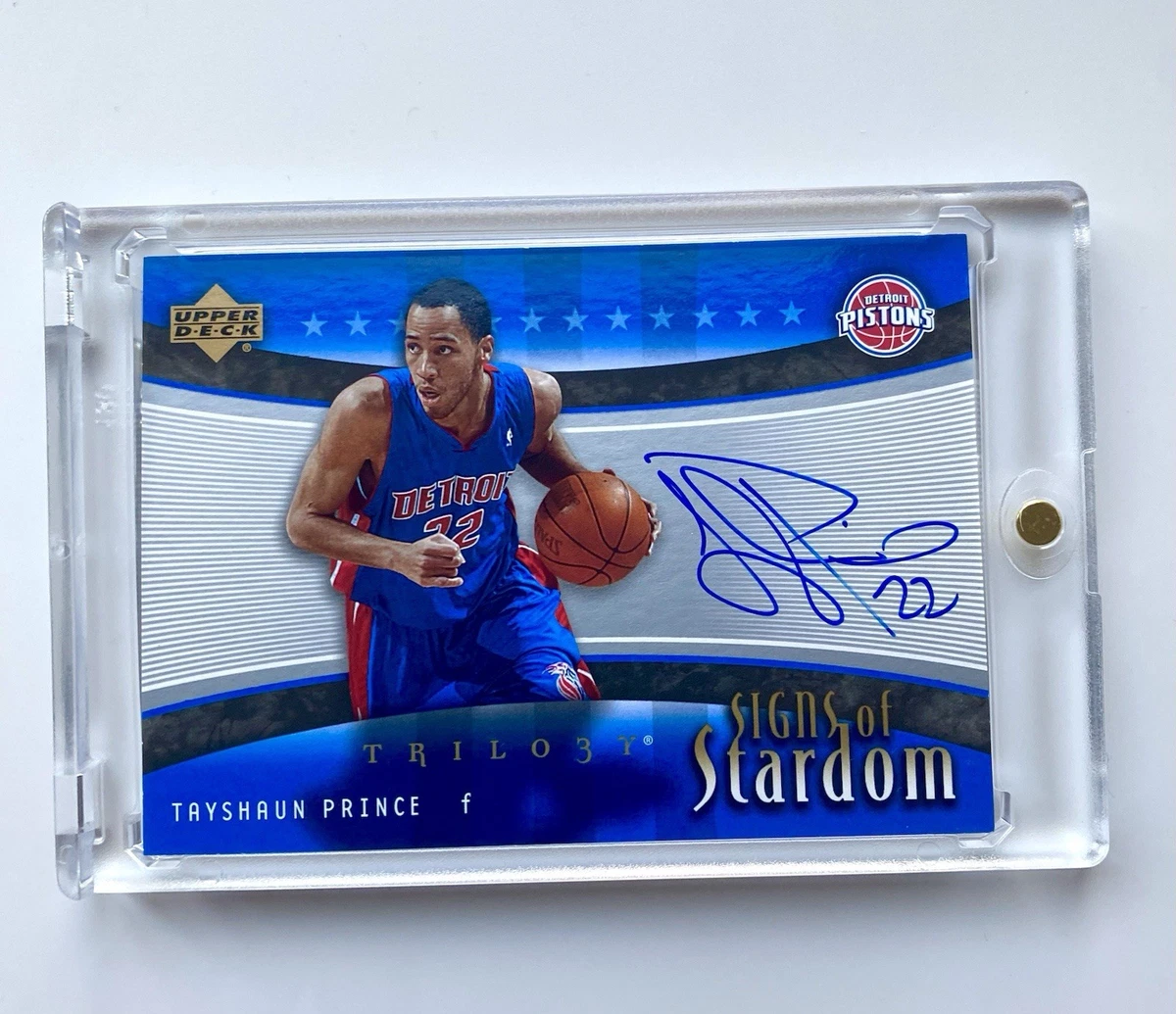 Basketball Trading Cards Tayshaun Prince Sports Autographed for