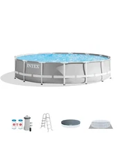 Intex 26723EH Prism Frame Premium Above Ground Swimming Pool Set - 15ft x 42in