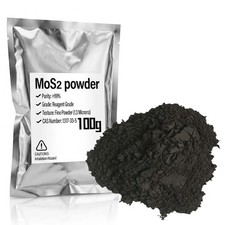 MoS2 Powder, 99 Pure Molybdenum Disulfide Powder, Dry Lubricant 100g 3.5oz 1.