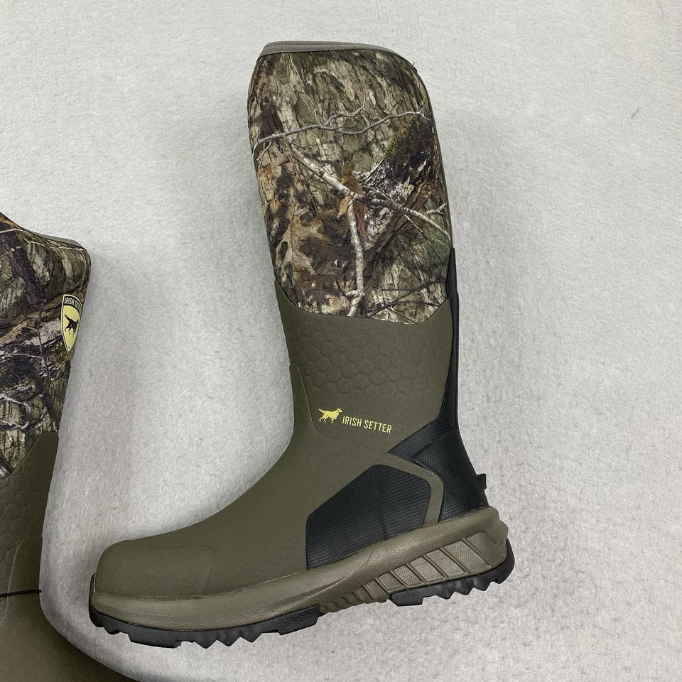 Botas Setter Irlandesas Para Hombres EE. UU. 9E Verde Camuflaje Mudtrek 17" Caza Aire Libre Scentban Foto 3 de 4