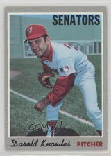 1970 Topps Darold Knowles #106 0c4