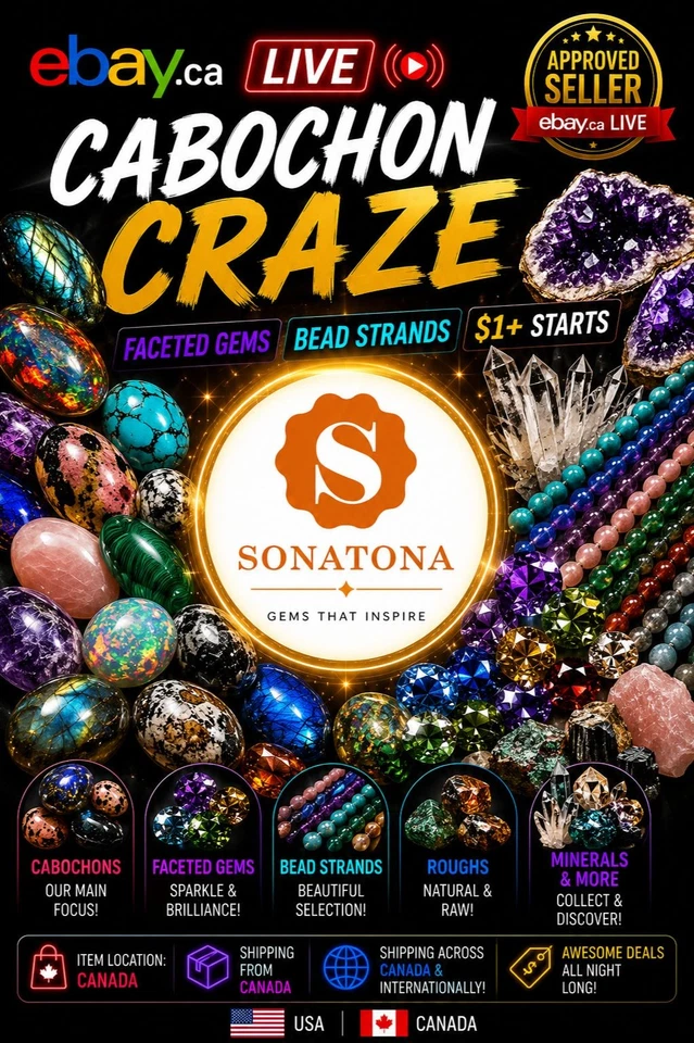 CRYSTALS AND CABOCHONS STEALS & DEALS | $1+ STARTS tonight!