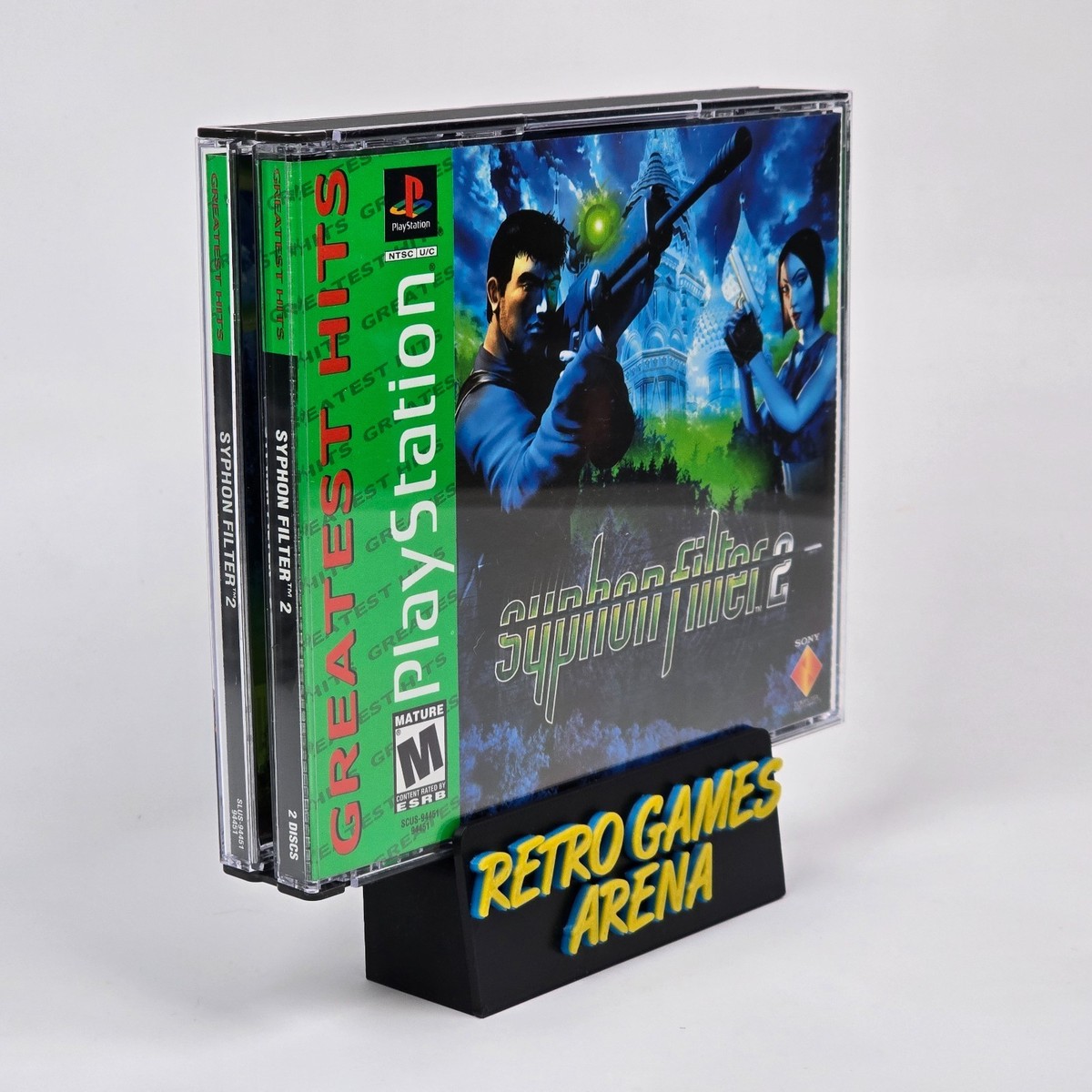Syphon Filter 2 (PlayStation 1 PS1) Greatest Hits CIB COMPLETE | eBay