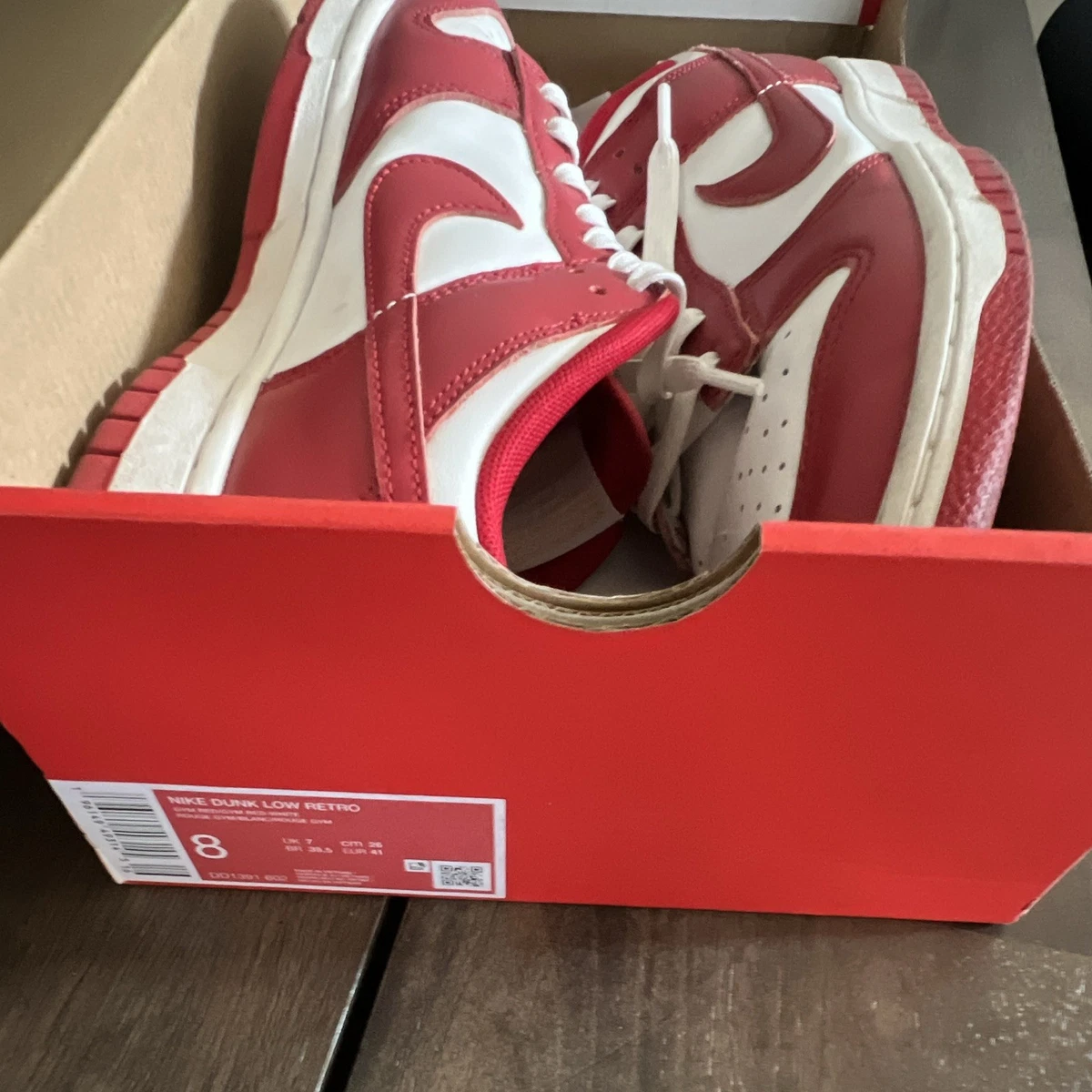 Las mejores ofertas en Nike Dunk Low Gym Red | eBay