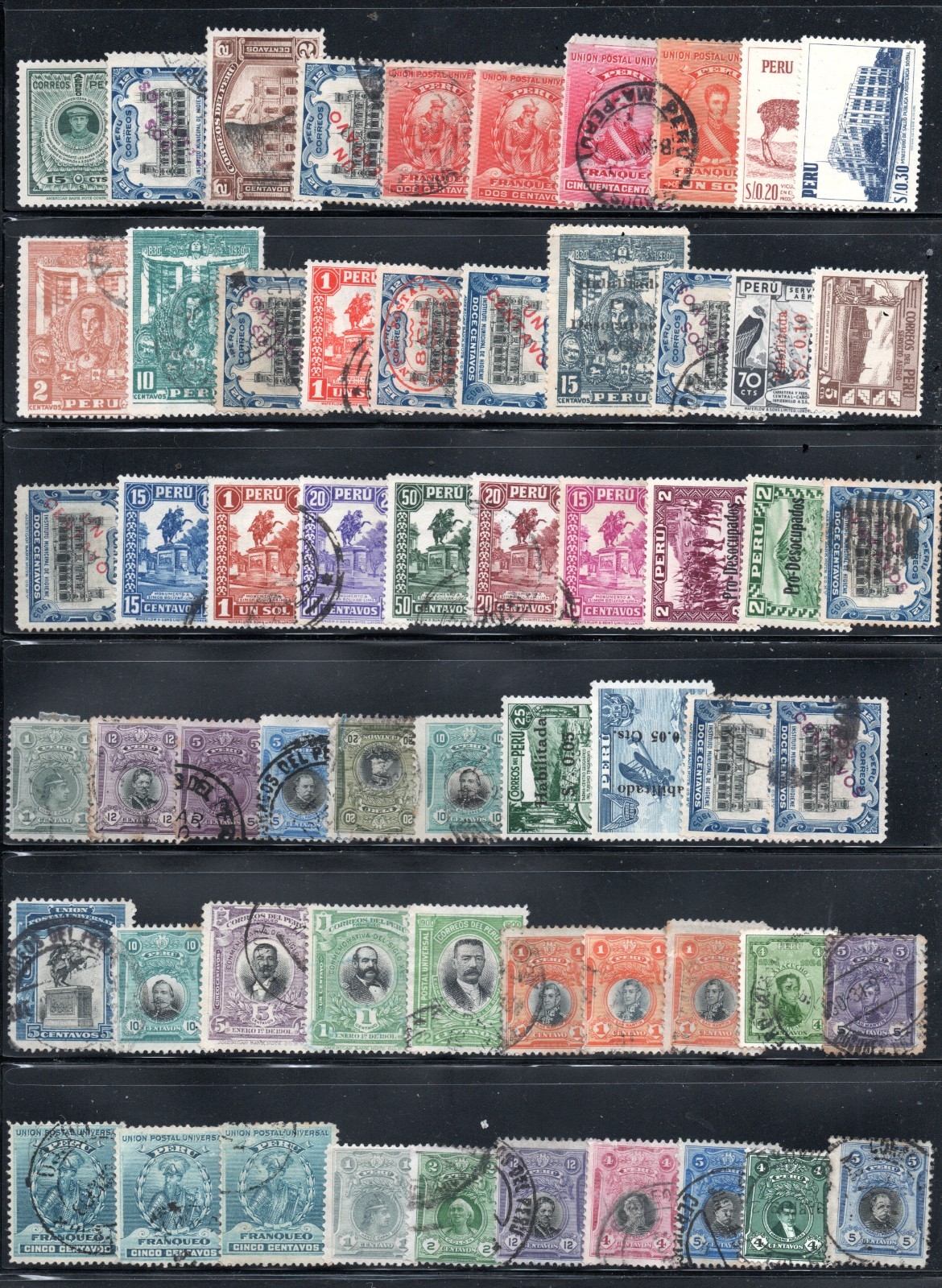 PERU STAMP LOT – HIGH-QUALITY COLLECTION FROM MULTIPLE SERIES   #OC22-03