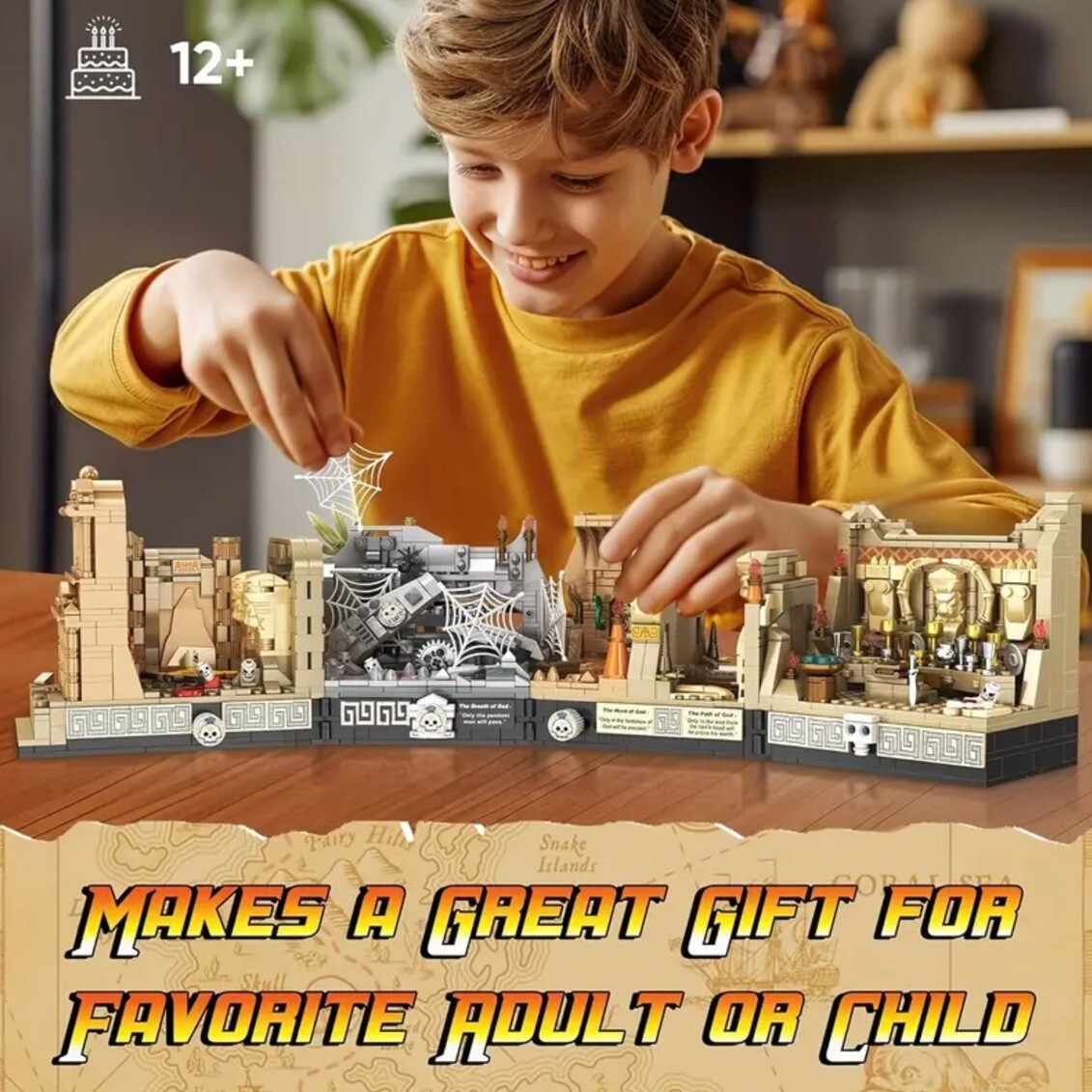 Temple Of The Holy Grail Adventure Building Block Set 5 Minifigs