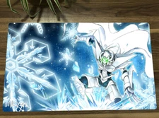 YGO Elemental HERO Neos CCG TCG Playmat Trading Card Game Mat Free Bag