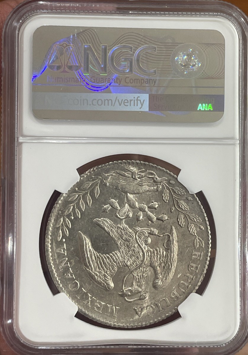 1893 Zs FZ Mexico 8 Reales NGC MS 61 | eBay