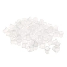 100pcs Tatt oo Ink Cup  Disposable Microblading Tat too Ink Cups L9O6