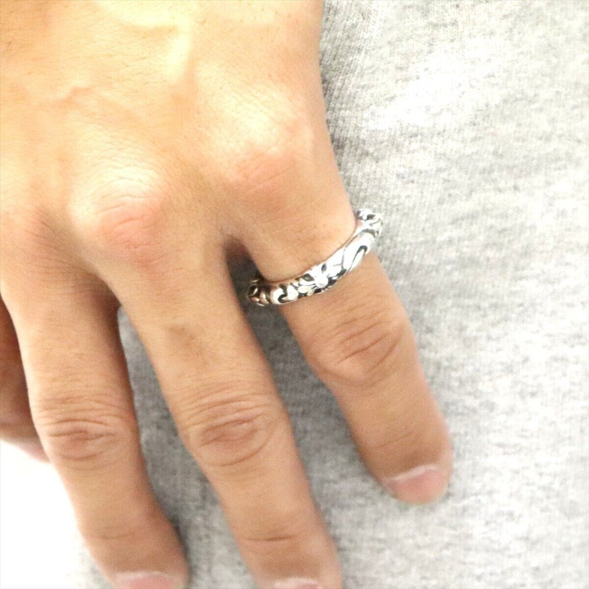 CHROME HEARTS RING SBT BAND RING 九号-