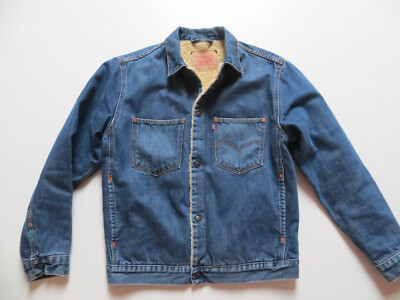 Levi's 71511 Herren Jacke Jeansjacke Gr. M Warm gefüttert mit Teddy Fell, KULT !