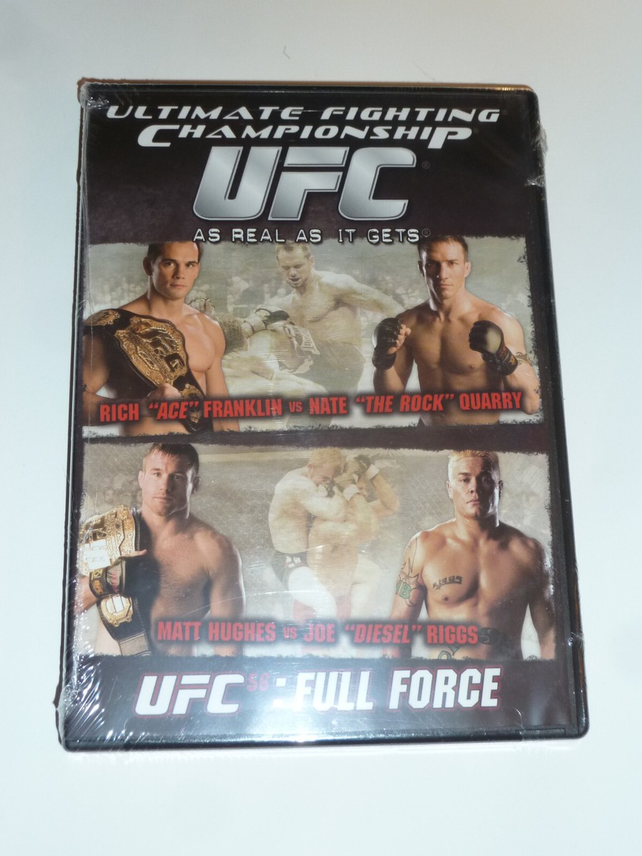 UFC 56: Full Force DVD MMA PPV event mixed martial arts fights