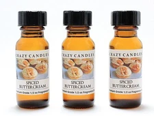 3 Spiced Buttercream 1/2oz Premium Grade Scented Fragrance Oil Crazy Candles