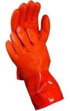 L Atlas Gloves Deliver Warmth, Comfort and Protection Fleece-Lined PVC Coated