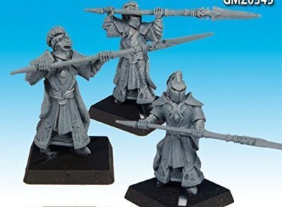 Gamezone Miniatures: Elves - Veteran Lancers Mix B