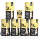 Lint Remover Roller Refill 600 Clothes Dog Hair Sticky Sheets Pet Cat Fluff Dust