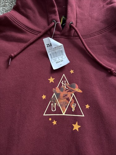 Smashing Pumpkins x Huf Pullover Hoodie Sweatshirt Weinfarben Größe M M - Bild 2 von 6