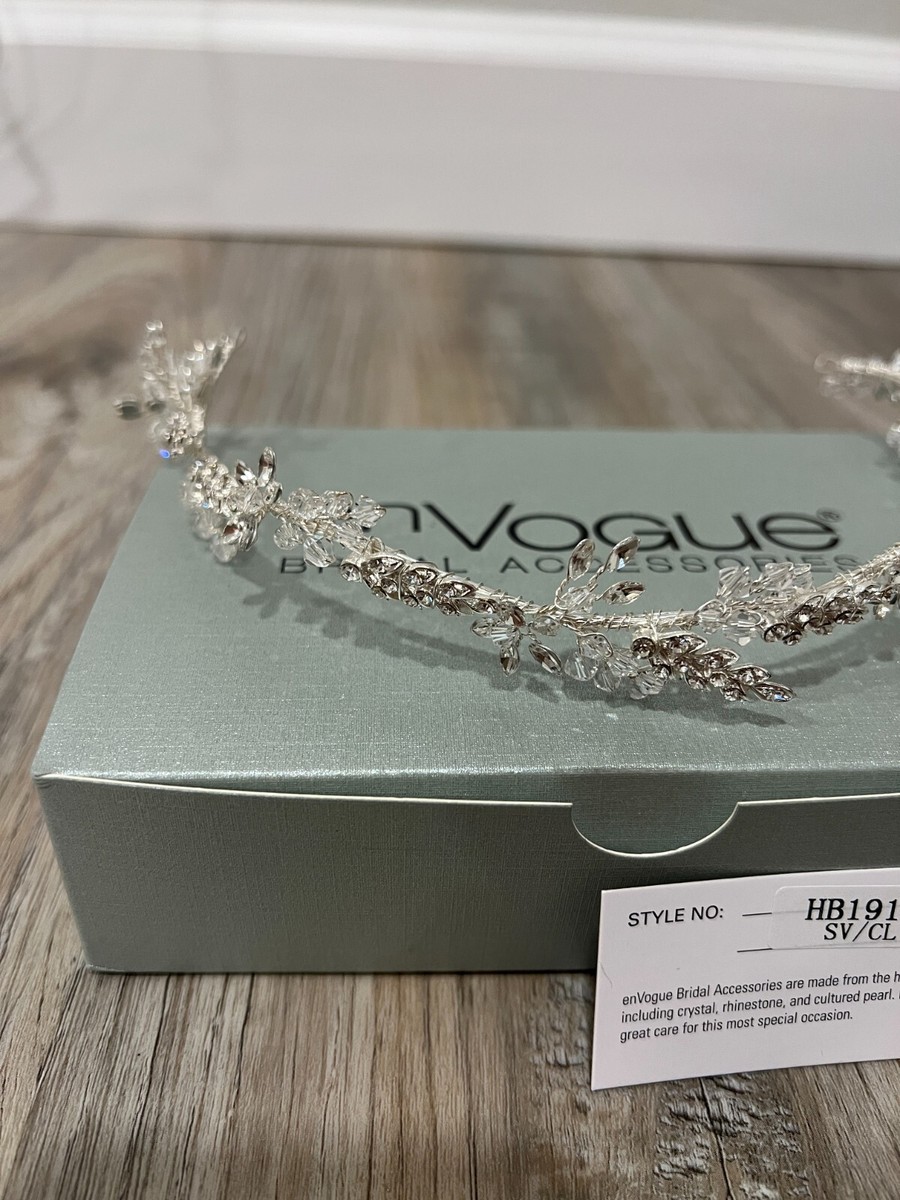 ENVOGUE Bridal Accessories Hair Piece Band Crown Princess