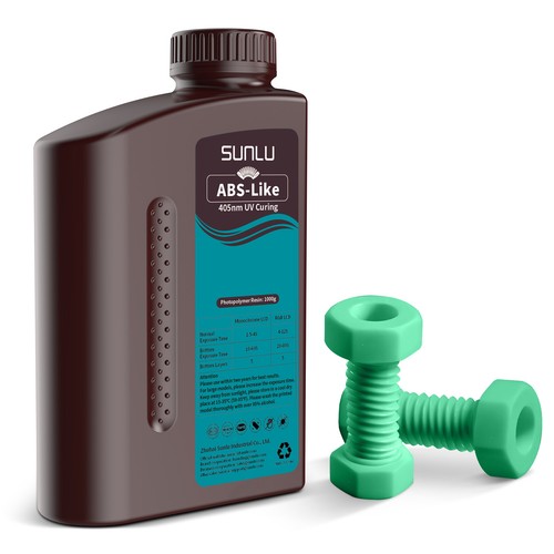 SUNLU ABS-Like / Standard / 14K / Zmywalny w wodzie / Prany w wodzie-ABS / PA-Like Żywica 1KG - Zdjęcie 91 z 129
