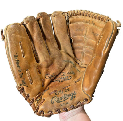 1960's Vintage Rawlings Mickey Mantle Autograph Model XPG 26 1960's Vintage Rawlings Mickey Mantle Autograph Model XPG 26