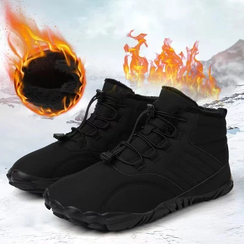 Invierno Cálido Senderismo Zapatos Impermeables Trekking Escalada Correr Zapatos Descalzos Reino Unido - Imagen 11 de 11