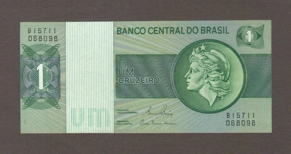 BRAZIL 1 CRUZEIRO - 7 BANKNOTES B27 CX1-80