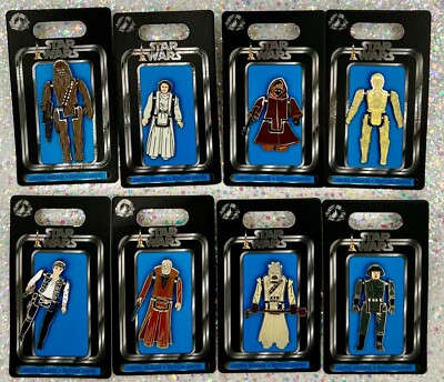 Disney Star Wars Action Figure Articulated Moving Pin New in Plastic Choose Pick