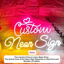 LED Custom Neon Sign Home Decor LED Neon Light Personalized Wedding Gifts Logos
