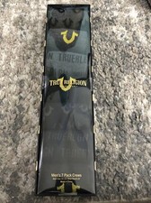 True Religion Socks 7 Pack Gift Box- Mens Size Shoe Size 6-12 Socks Size 10-13