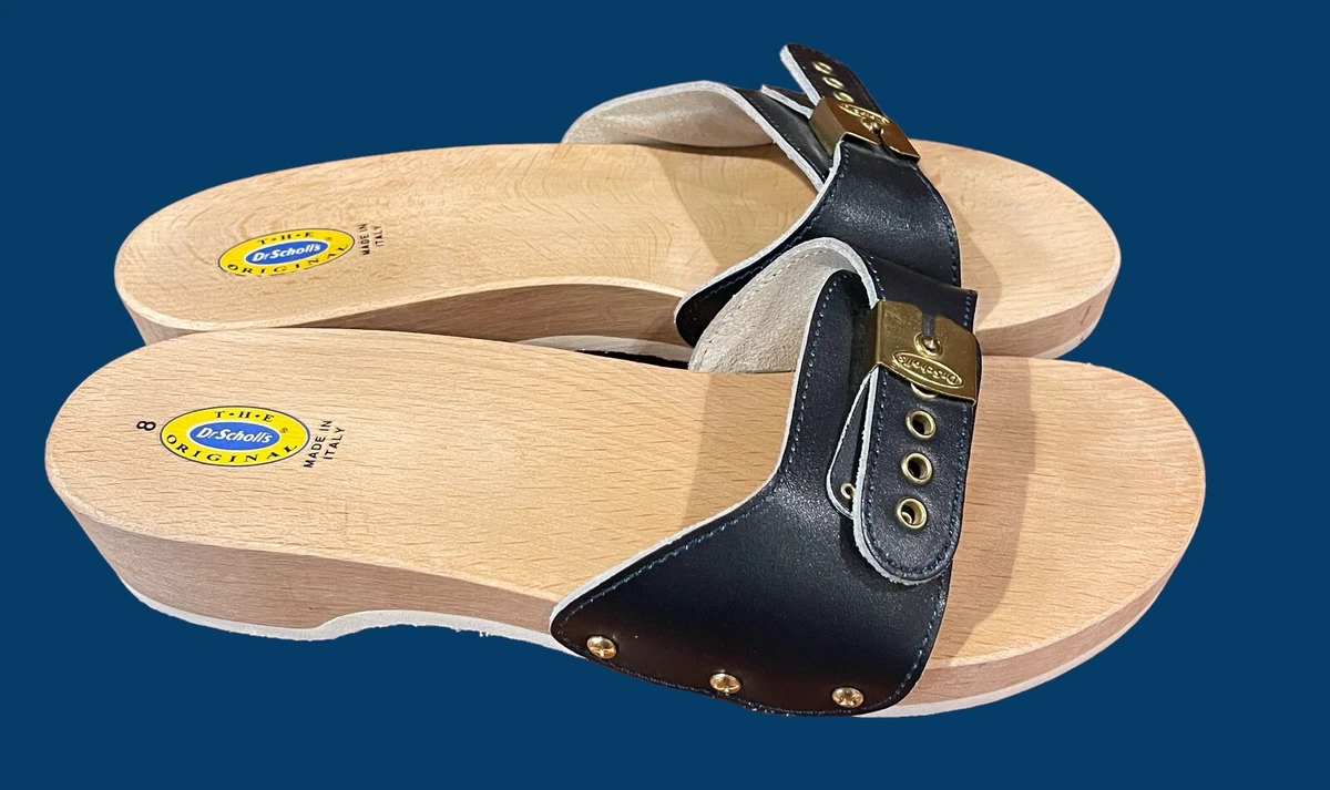 Dr scholl's navy blue best sale sandals