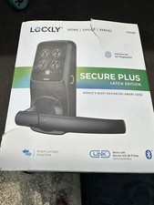 Lockly Secure Plus PGD628F Advanced Door Smart Lock Brand New Matte Black