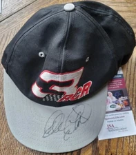 Signed Autographed Dale Earnhardt Sr Hat Cap RCR Nascar Racing #3 JSA