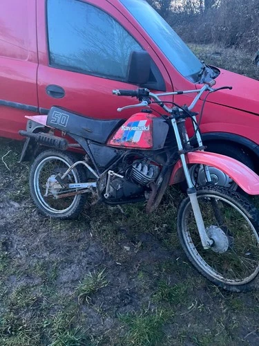 KAWASAKI  AE 50 very rare two stroke Barn find PROJECT NOT SS50 Ap50 FS1E MT5 AP - Picture 1 of 1