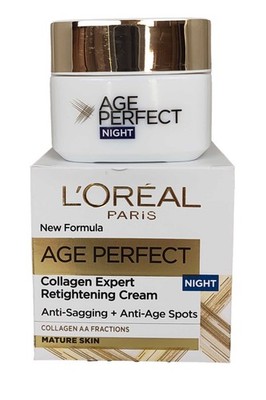 LOreal Age Perfect Re Hydrating Cream Night 50ml Soja Ceramide Feuchtigkeitscreme