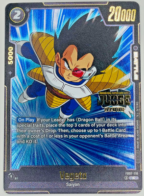 Vegeta FB07-116 Store Judge Stamped Foil | Dragon Ball Super Card Game NM