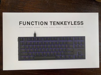 NZXT FUNCTION TENKEYLESS Modular Mechanical Gaming Keyboard Gateron Red Switches