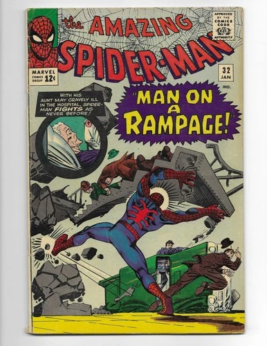 Amazing Spider-Man 32 1966 Marvel Comics VG+ 4.5 2nd App Curt Connors