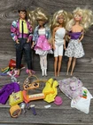 Vintage Barbie Doll Bundle Lot of 3 With Rockers Derek Doll Accessories 80's 90'