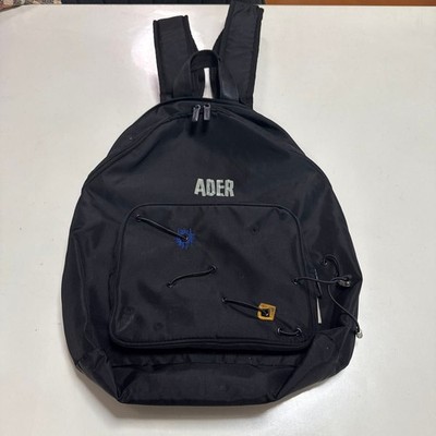 ADER ERROR Backpack Black Nylon 16 Inch Laptop Bag 44.5cm From Japan