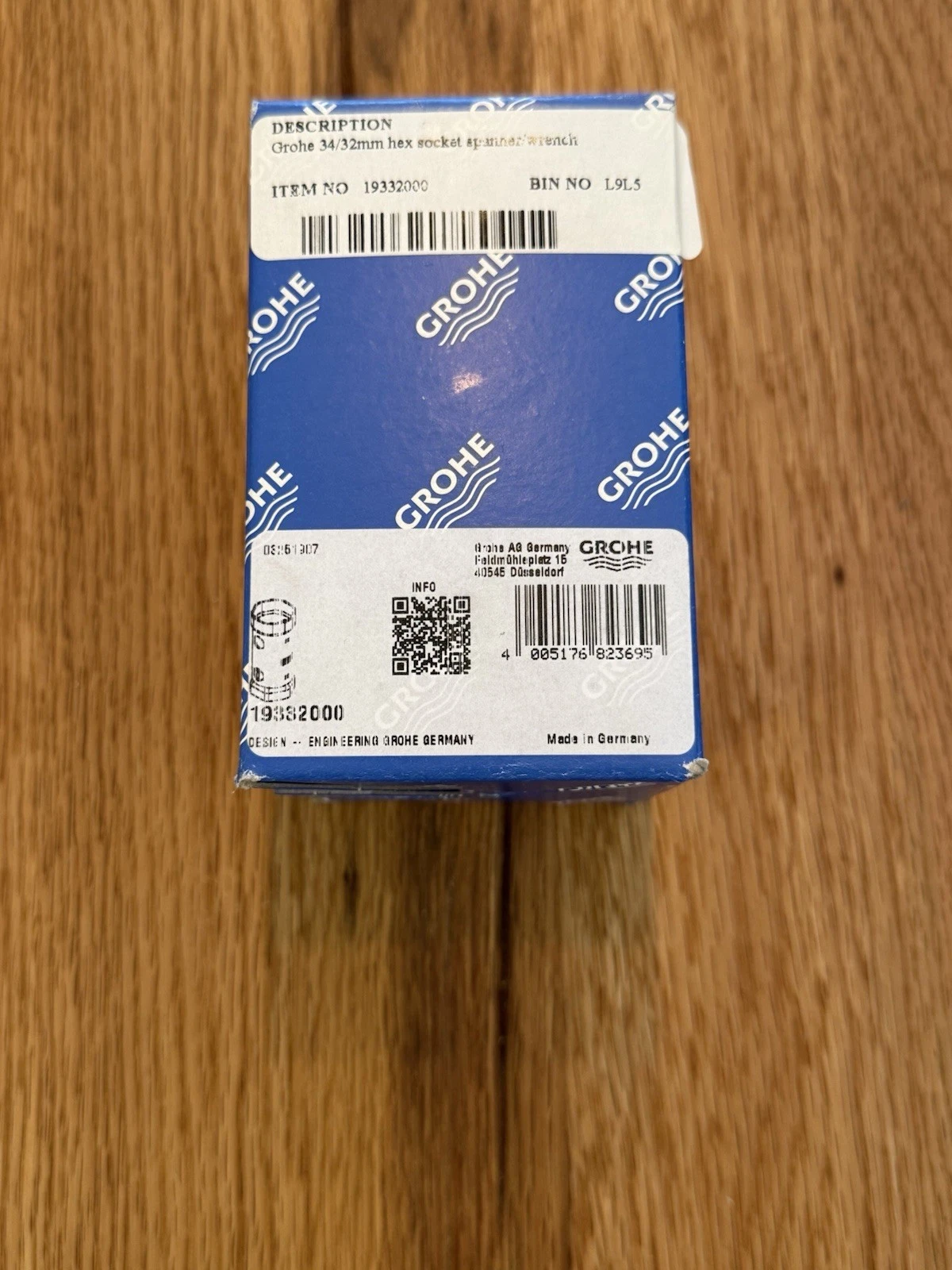 Grohe 19332000 Genuine 32mm 34mm Hex Socket Spanner - Brand New 2