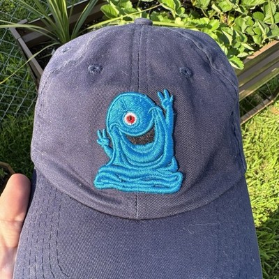 Vintage Monsters Vs Aliens Movie Navy Mens Hat Y2K Promo  display picture 2