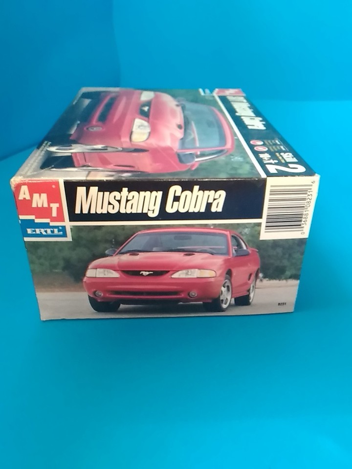 1/25 scale AMT SVT Mustang Cobra model kit #8231 | eBay