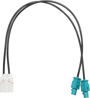 Twin Fakra Antenna Adapter for VW Skoda Seat RNS 510/310 RCD 210/310/510
