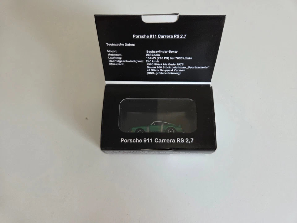 Premium ClassiXXs BUB 1/87 Porsche 911 Carrera RS 2.7 - Viper Green - 08606 - Immagine 2 di 4