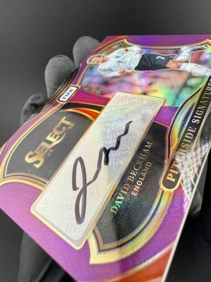 2024-25 Panini Select Fifa - Pitchside Signatures David Beckham