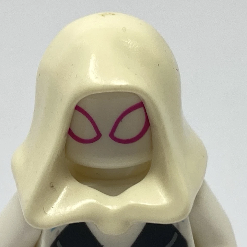 LEGO Spider-Man: sh0543 Ghost-Spider Gwen Stacy (Ligero amarillamiento de la capucha) Foto 2 de 4