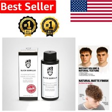 Slick Gorilla Matte Styling Powder for Men 0.7oz  Volume, Texture, All-Day Hold