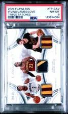 2024 #TP-CAV KEVIN LOVE/KYRIE IRVING/LEBRON JAMES 19/25 PSA 8